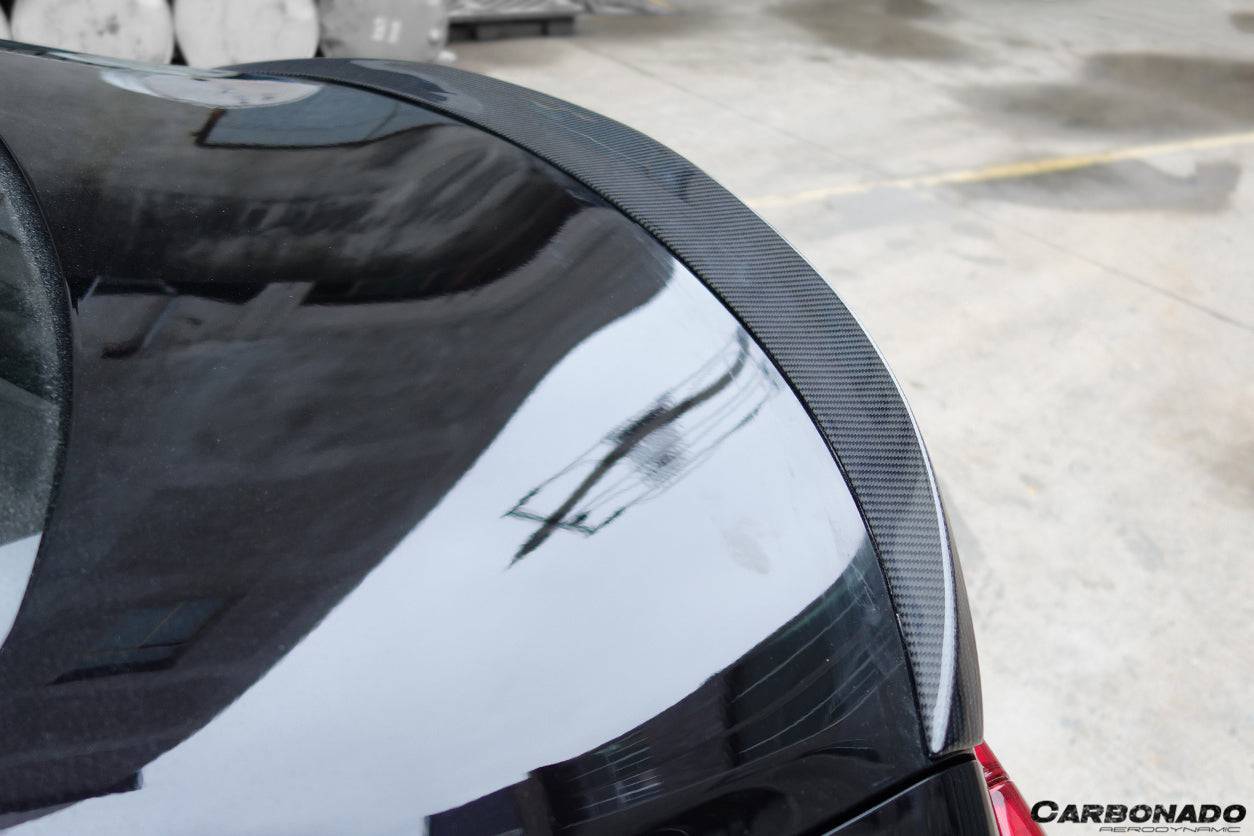 Alerón de maletero de fibra de carbono estilo DP para Infiniti Q50 Sedán 2014-2024