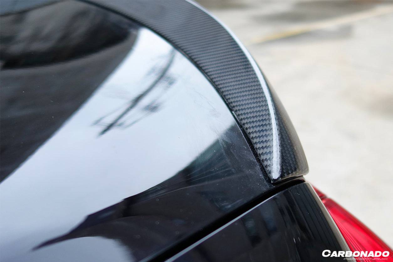 Alerón de maletero de fibra de carbono estilo DP para Infiniti Q50 Sedán 2014-2024