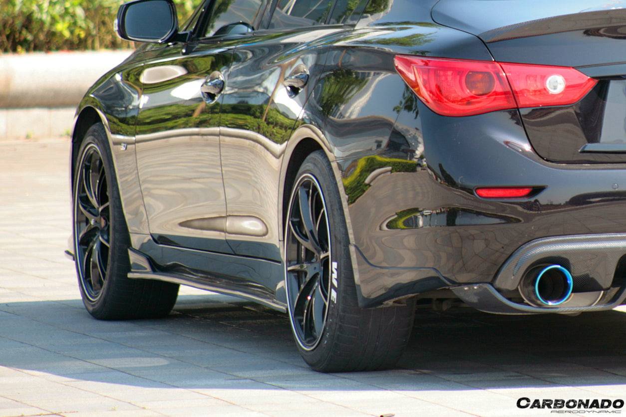 Carbonado SN Style Side Skirts | 2014-2017 Infiniti Q50 Sedan
