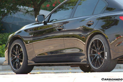 Carbonado SN Style Side Skirts | 2014-2017 Infiniti Q50 Sedan