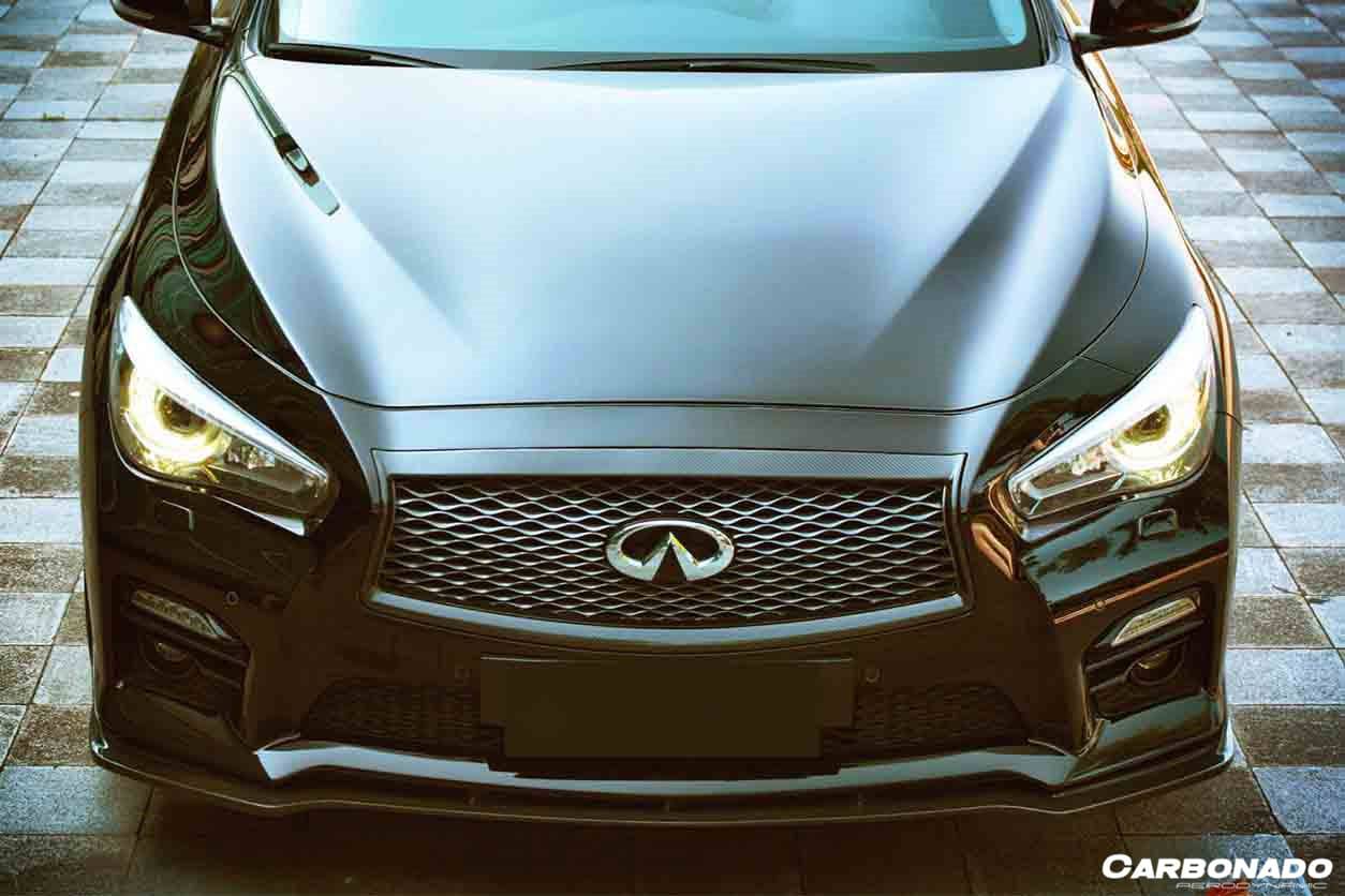 Carbonado 2014-2017 Infiniti Q50 Sedan SN Style Front Lip