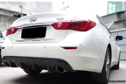 Carbonado 2014-2017 Infiniti Q50 Sedan SN Style Rear Lip