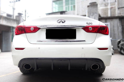 Carbonado 2014-2017 Infiniti Q50 Sedan SN Style Rear Lip