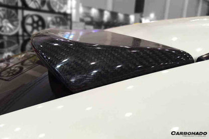 Carbonado 2014-2024 Infiniti Q50 Sedan SN Style Carbon Fiber Roof Spoiler