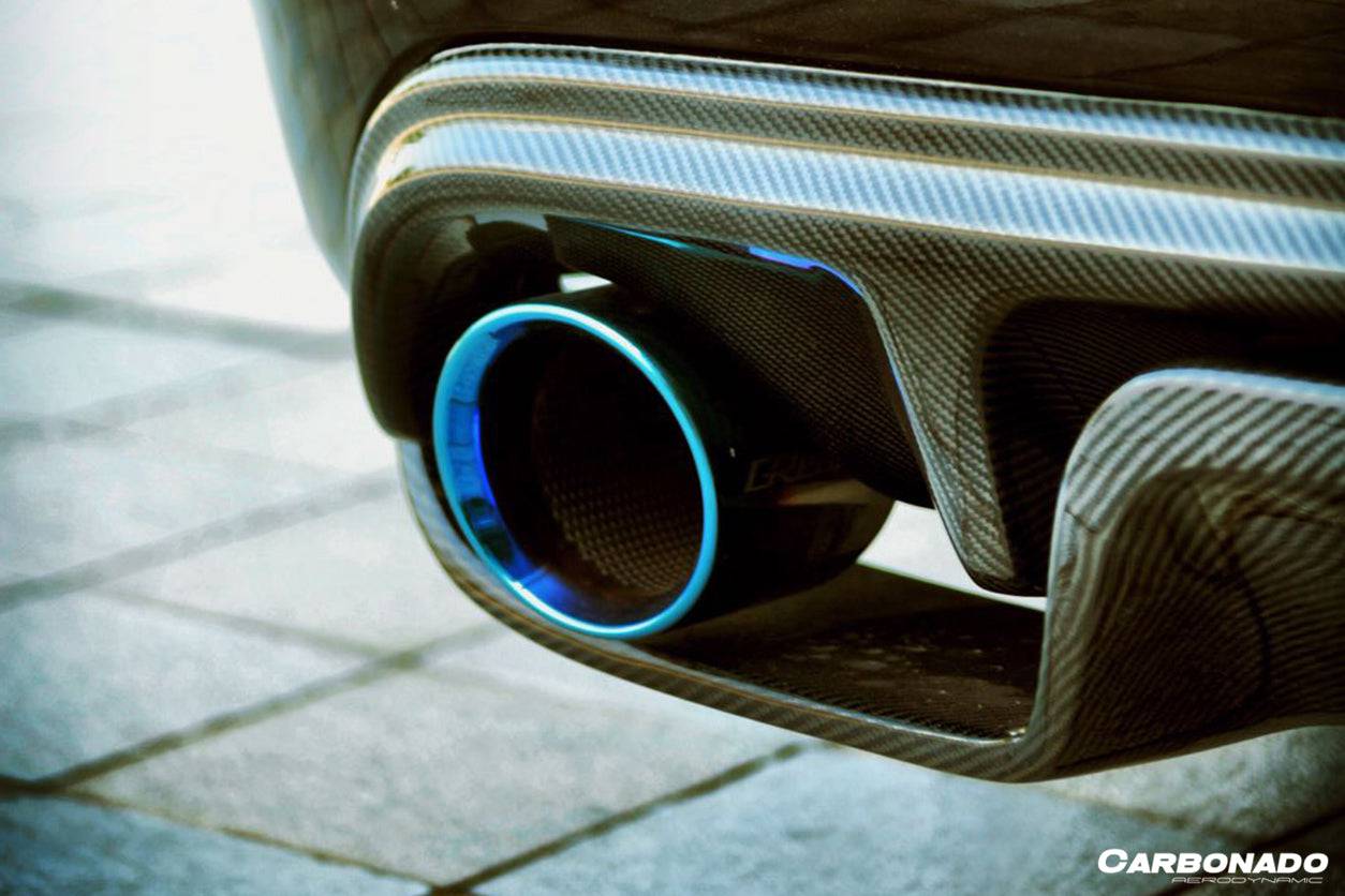 Carbonado 2014-2017 Infiniti Q50 Sedan VE Style Rear Lip and Diffuser