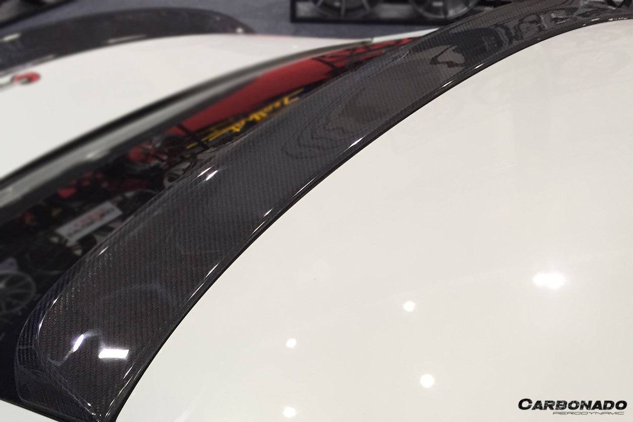 Carbonado 2014-2024 Infiniti Q50 Sedan SN Style Carbon Fiber Roof Spoiler