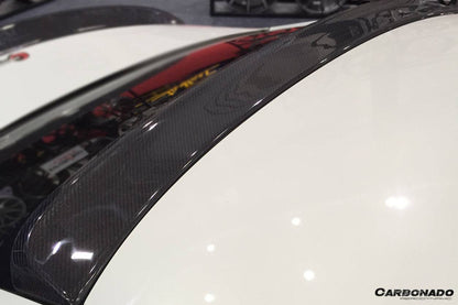 Carbonado 2014-2024 Infiniti Q50 Sedan SN Style Carbon Fiber Roof Spoiler