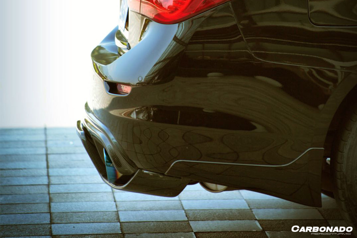 Carbonado 2014-2017 Infiniti Q50 Sedan VE Style Rear Lip and Diffuser