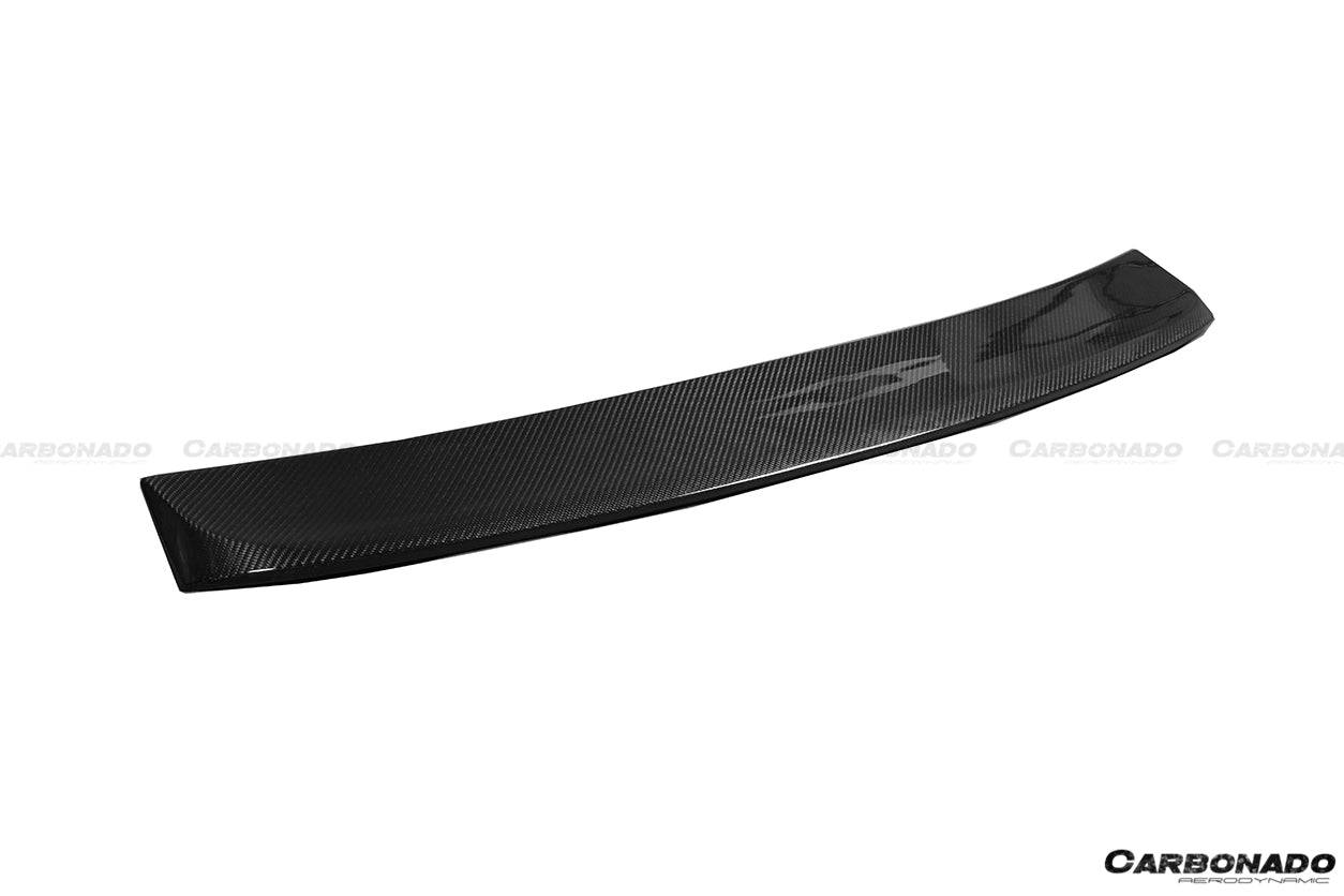 Carbonado 2014-2024 Infiniti Q50 Sedan SN Style Carbon Fiber Roof Spoiler
