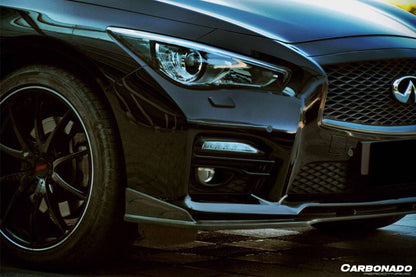 Carbonado 2014-2017 Infiniti Q50 Sedan SN Style Front Lip