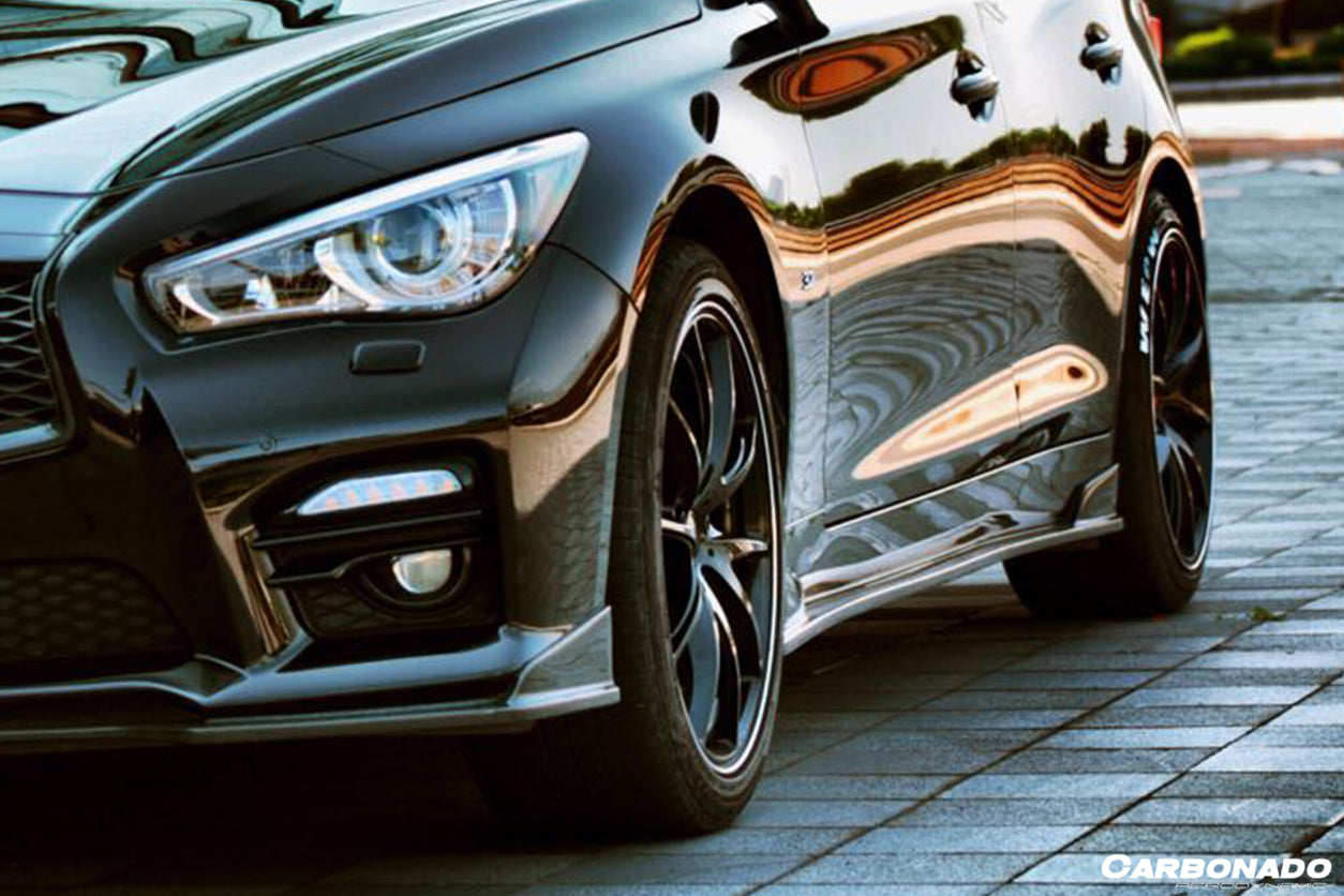 Carbonado 2014-2017 Infiniti Q50 Sedan SN Style Front Lip