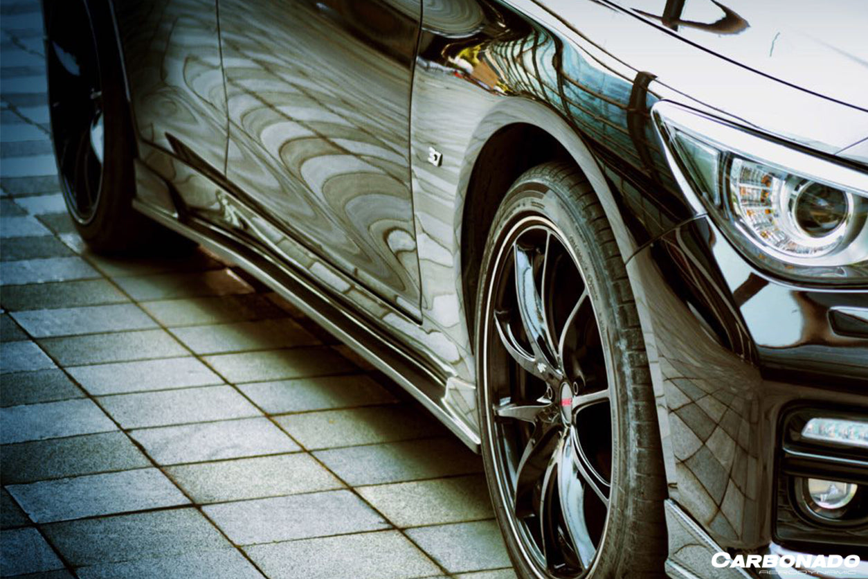 Carbonado SN Style Side Skirts | 2014-2017 Infiniti Q50 Sedan