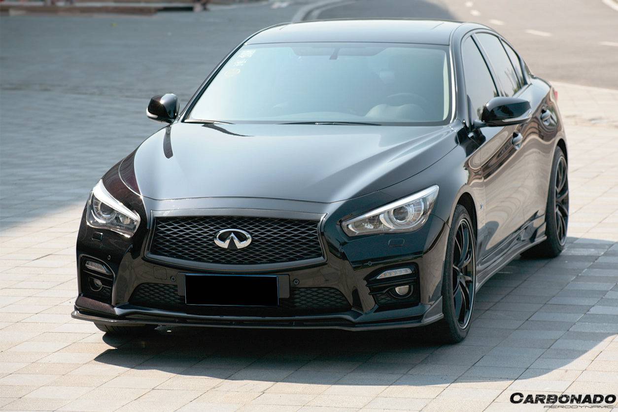 Carbonado 2014-2017 Infiniti Q50 Sedan SN Style Front Lip