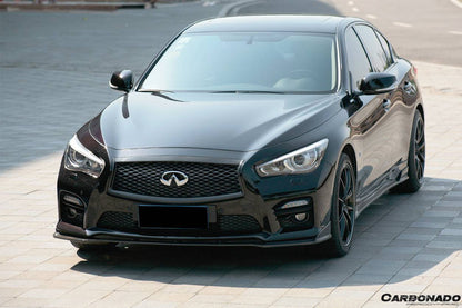 Carbonado 2014-2017 Infiniti Q50 Sedan SN Style Front Lip
