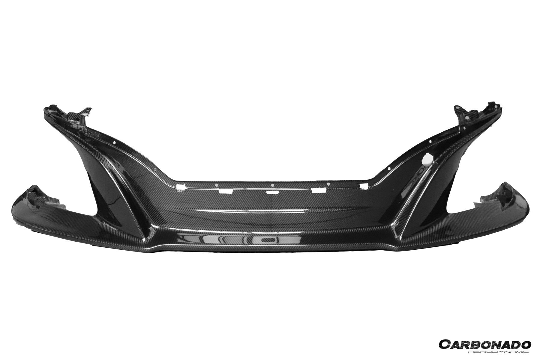Faldón delantero de fibra de carbono estilo OEM McLaren 650S Carbonado 2014-2017