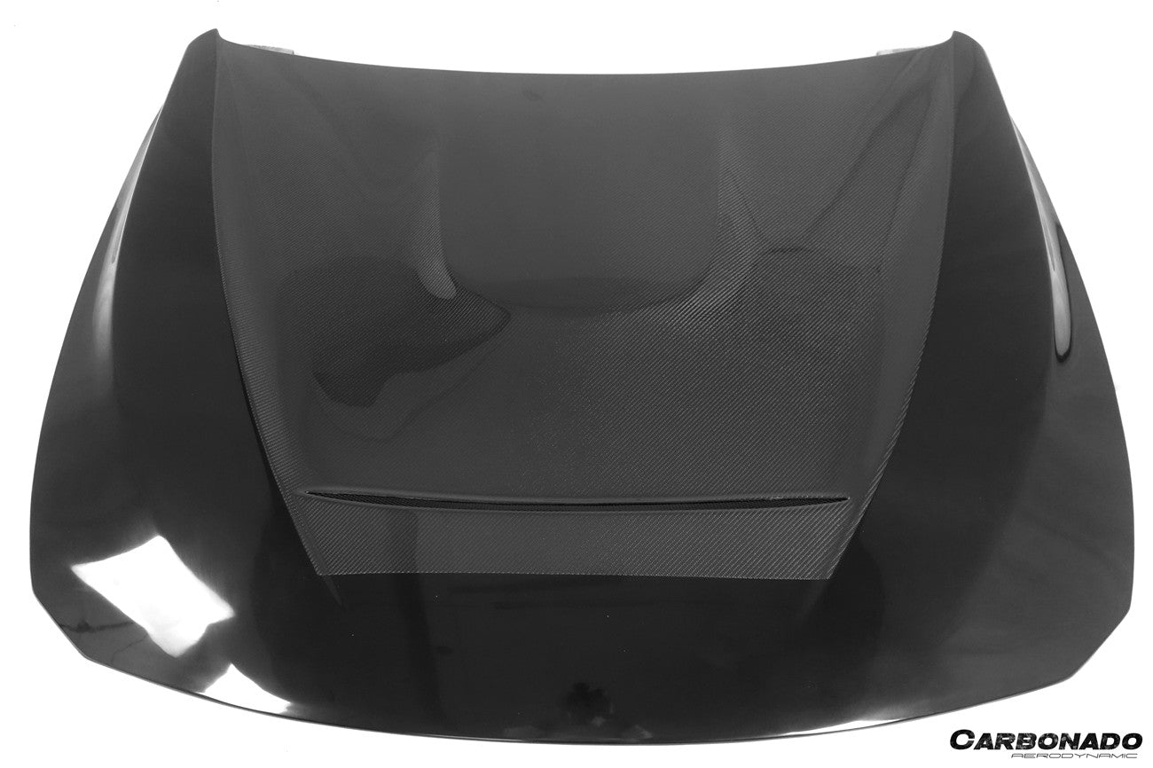 Capó estilo fibra de carbono para BMW F80 M3 F82 M4 GTS 2014-2020 Carbonado