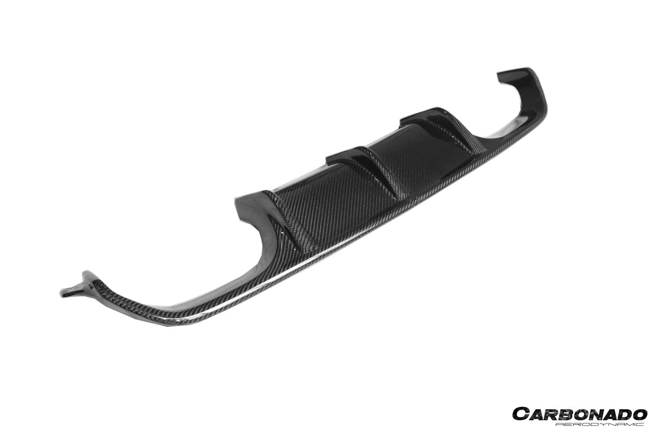 Carbonado 2014-2020 BMW M3 F80 M4 F82 VA Style Carbon Fiber Rear Diffuser and  Lip