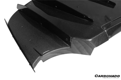 Carbonado 2014-2020 BMW M3 F80 M4 F82 VA Style Carbon Fiber Rear Diffuser and  Lip
