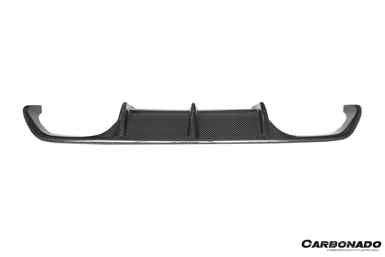 Carbonado 2014-2020 BMW M3 F80 M4 F82 VA Style Carbon Fiber Rear Diffuser and  Lip