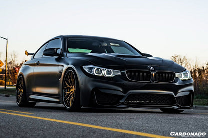 Borde delantero de fibra de carbono estilo SM para BMW M3 F80 M4 F82 (2014-2020)