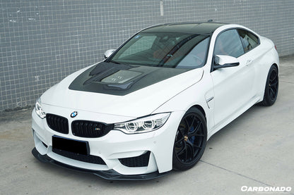 Borde delantero de fibra de carbono estilo SM para BMW M3 F80 M4 F82 (2014-2020)