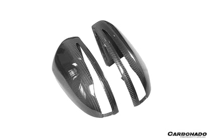 Carbonado 2014-2021 Mercedes Benz W205 W222 C217 W213 2 4 Door Autoclave Carbon Fiber Mirror Housing Replacement | Fits C-Class, C43 AMG, C63 AMG and S-Class S63 AMG And S-Class Coupe S63 AMG Coupe And E-Class, E63 AMG