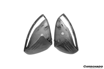 Carbonado 2014-2021 Mercedes Benz W205 W222 C217 W213 2 4 Door Autoclave Carbon Fiber Mirror Housing Replacement | Fits C-Class, C43 AMG, C63 AMG and S-Class S63 AMG And S-Class Coupe S63 AMG Coupe And E-Class, E63 AMG