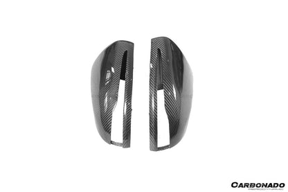 Carbonado 2014-2021 Mercedes Benz W205 W222 C217 W213 2 4 Door Autoclave Carbon Fiber Mirror Housing Replacement | Fits C-Class, C43 AMG, C63 AMG and S-Class S63 AMG And S-Class Coupe S63 AMG Coupe And E-Class, E63 AMG