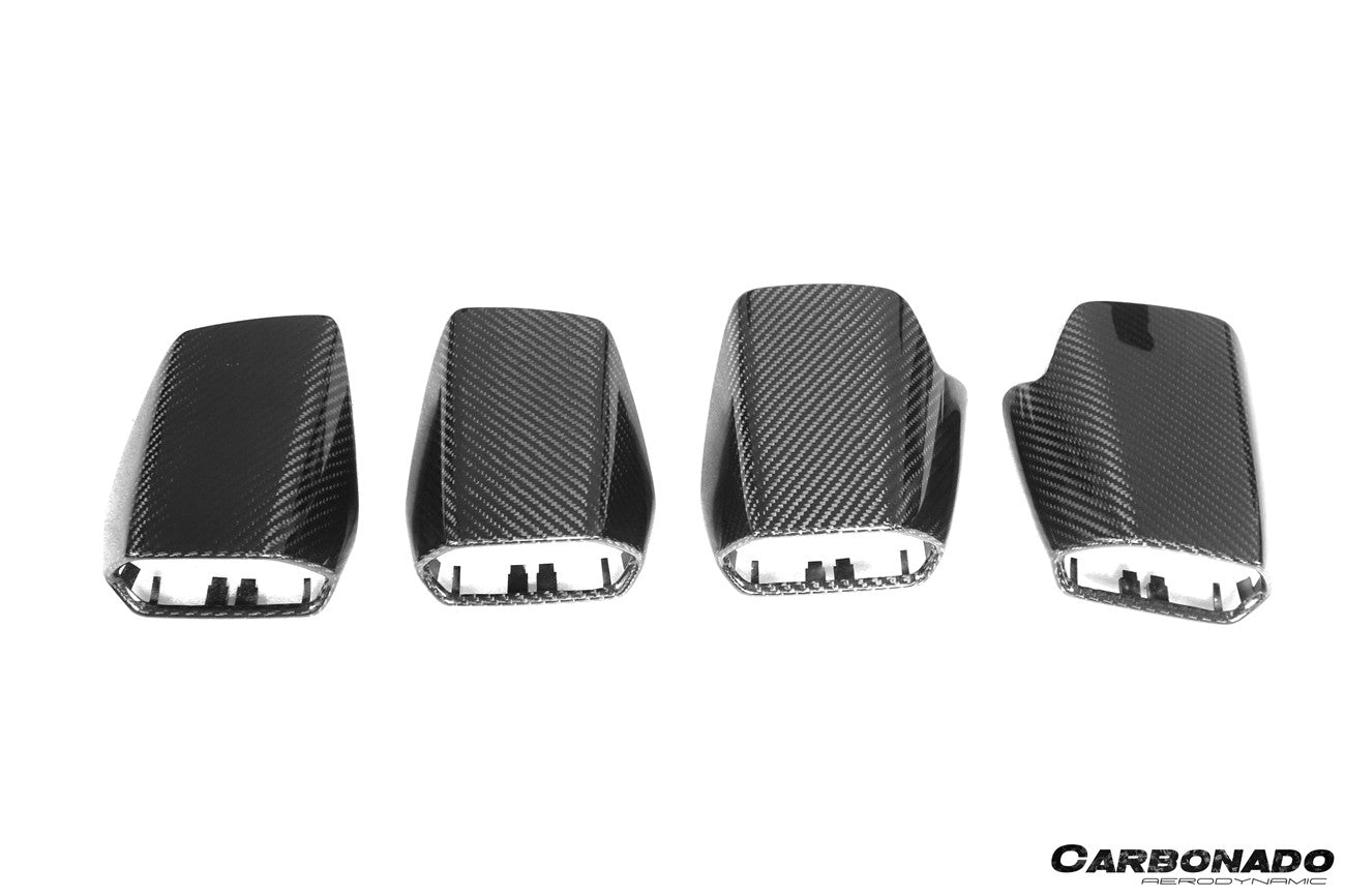 Carbonado 2015-2019 Lamborghini Huracan LP610  LP580  EVO OEM Style Autoclave Carbon Fiber AC Panel Trim
