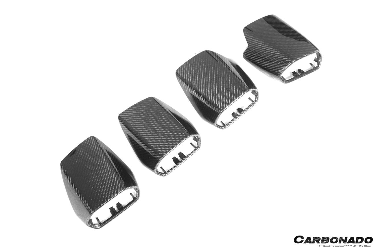Carbonado 2015-2019 Lamborghini Huracan LP610  LP580  EVO OEM Style Autoclave Carbon Fiber AC Panel Trim