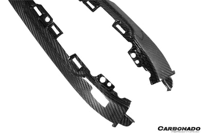 Carbonado 2015-2019 Lamborghini Huracan LP610  LP580  EVO OEM Style Autoclave Carbon Fiber Center Console Border Trim