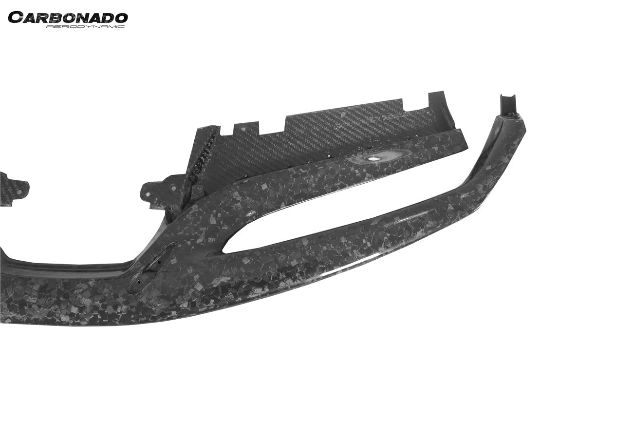 Faldón delantero de fibra de carbono estilo Ferrari 488 GTB Spider Carbonado 2015-2020