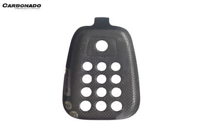 Carbonado 2015-2020 Ferrari 488 GTB Spider Dry Carbon Fiber Rear Black Light Cover With Camera Hole