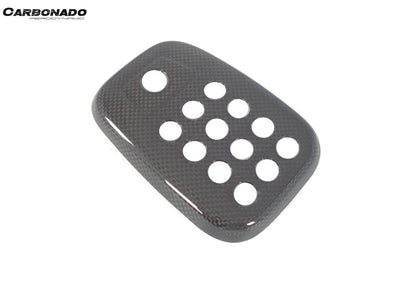 Carbonado 2015-2020 Ferrari 488 GTB Spider Dry Carbon Fiber Rear Black Light Cover With Camera Hole