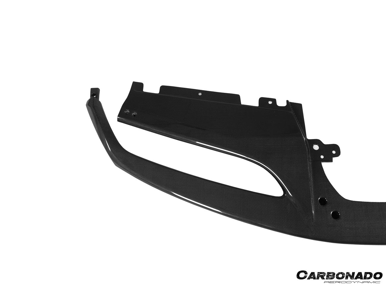 Faldón delantero de fibra de carbono estilo Ferrari 488 GTB Spider Carbonado 2015-2020