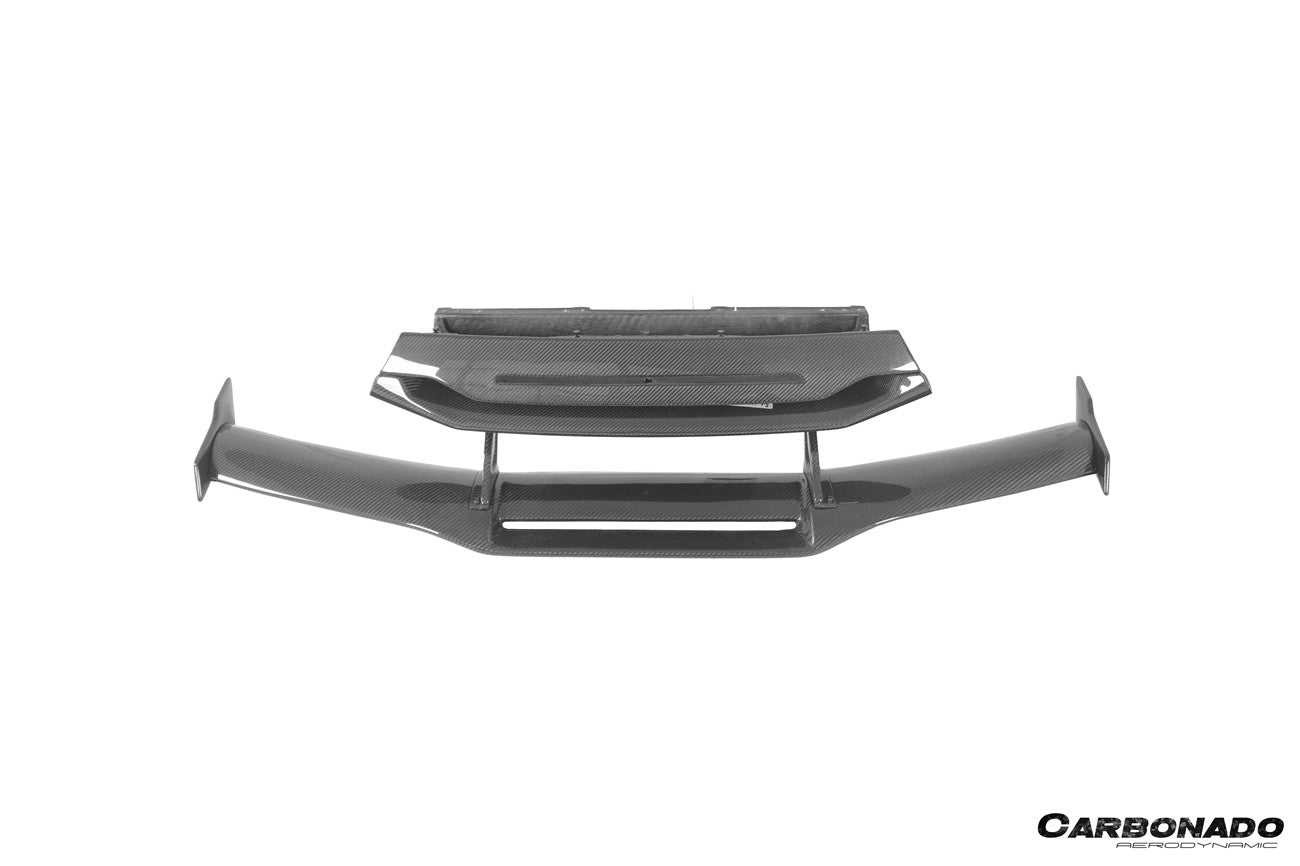 Carbonado 2015-2025 Lamborghini Huracan LP610  LP580  EVO  Tecnica OD Style Carbon Fiber Trunk Spoiler Wing with Base