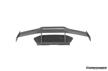 Carbonado 2015-2025 Lamborghini Huracan LP610  LP580  EVO  Tecnica OD Style Carbon Fiber Trunk Spoiler Wing with Base