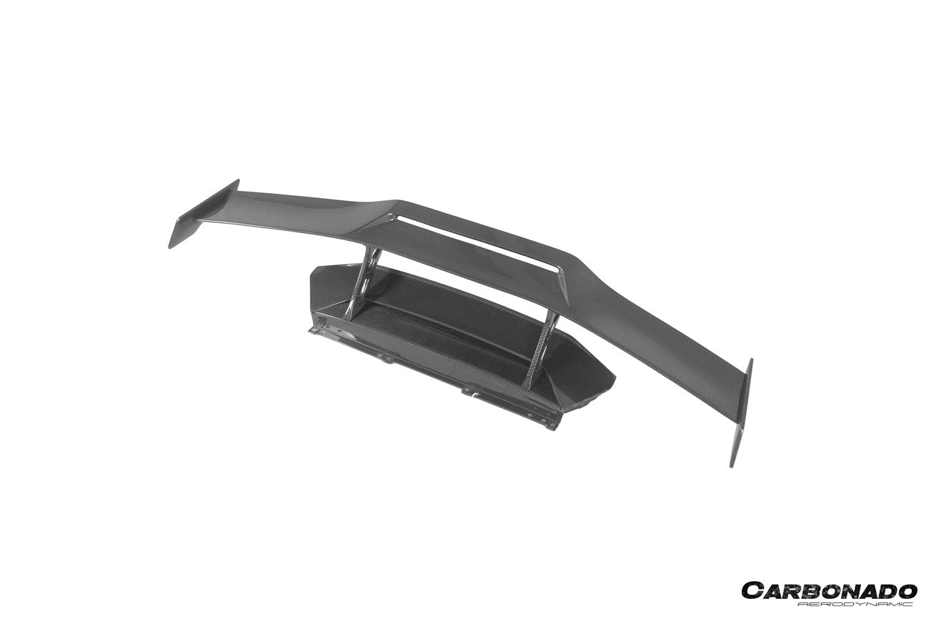 Carbonado 2015-2025 Lamborghini Huracan LP610  LP580  EVO  Tecnica OD Style Carbon Fiber Trunk Spoiler Wing with Base