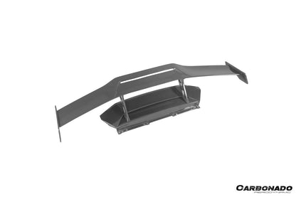 Carbonado 2015-2025 Lamborghini Huracan LP610  LP580  EVO  Tecnica OD Style Carbon Fiber Trunk Spoiler Wing with Base