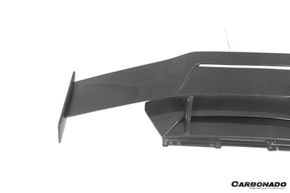 Carbonado 2015-2025 Lamborghini Huracan LP610  LP580  EVO  Tecnica OD Style Carbon Fiber Trunk Spoiler Wing with Base