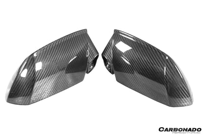 Carbonado 2015-2025 Lamborghini Huracan Autoclave Carbon Fiber Mirror Housing Replacement | LP610, LP580, EVO, STO, Tecnica, Performante