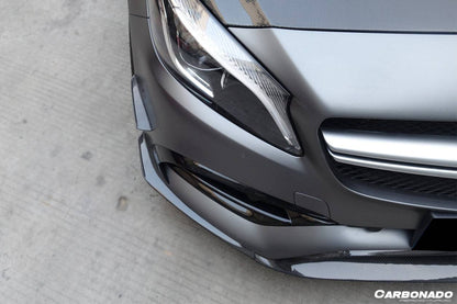 Carbonado 2016-2018  Mercedes Benz W176 A45 AMG BKSS Style Carbon Fiber Front Lip