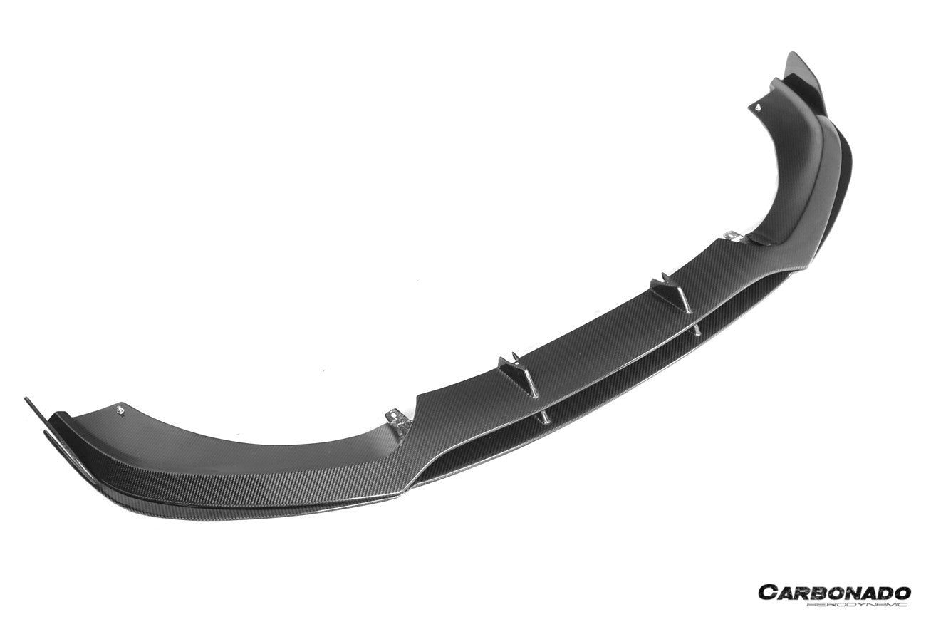 Carbonado 2016-2019 Audi RS7 MAN Style Dry Carbon Fiber Front Lip Splitter