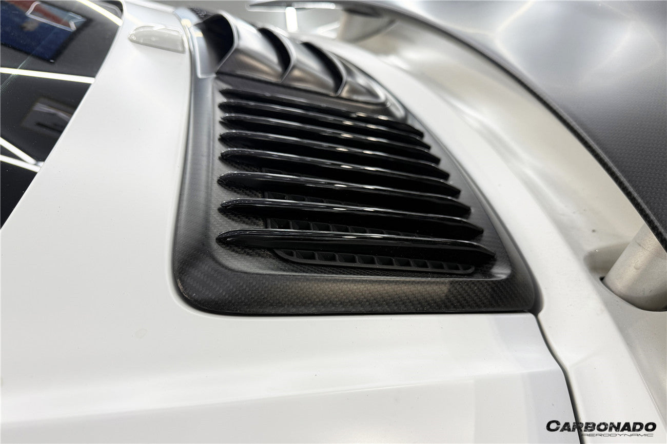 Carbonado 2016-2019 Porsche 911 991.2 Turbo Turbo S Carbon Fiber Engine Hood Vent