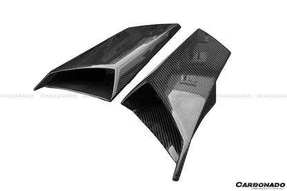 Carbonado Aero 2017 - 2021 Lamborghini Aventador Autoclave Carbon Fiber Engine Air Intakes Carbonado Oem Fits: LP740 Coupe | Roadster - 4