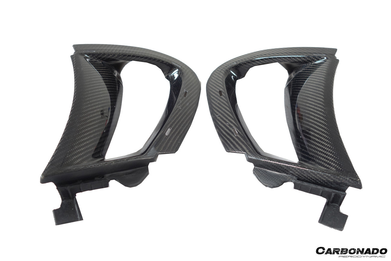 Carbonado 2017-2022 McLaren 720S Carbon Fiber Front Bumper Side Air Vents Replacement