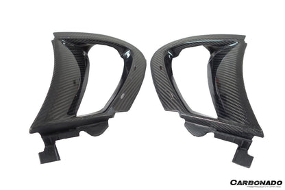 Carbonado 2017-2022 McLaren 720S Carbon Fiber Front Bumper Side Air Vents Replacement