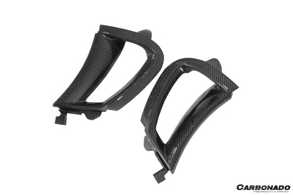 Carbonado 2017-2022 McLaren 720S Carbon Fiber Front Bumper Side Air Vents Replacement