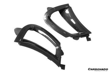 Carbonado 2017-2022 McLaren 720S Carbon Fiber Front Bumper Side Air Vents Replacement