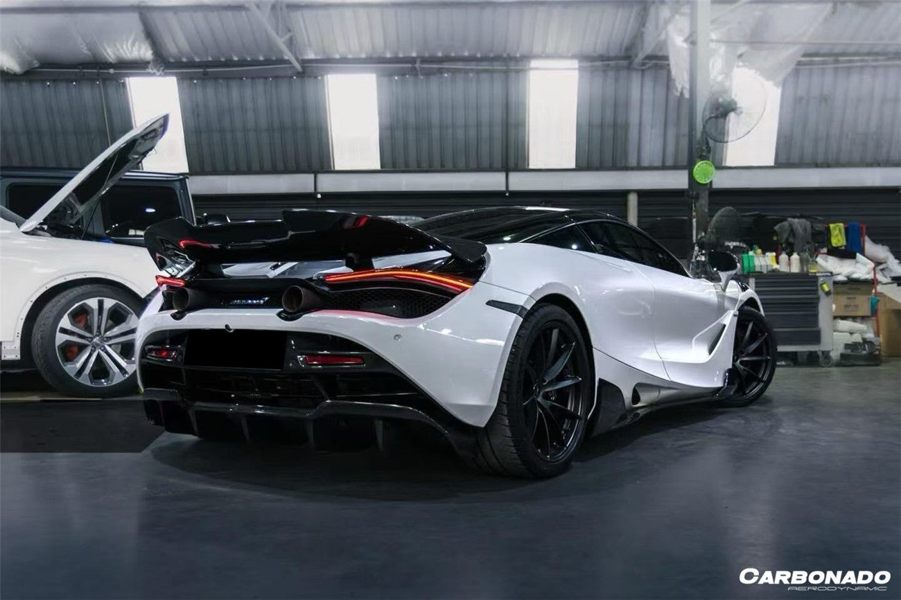 Carbonado Aero Autoclave Carbon Side Skirts | 2017-2026 McLaren 720S Spider and Coupe, 750s Spider and Coupe